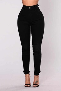 Nueva moda, Pantalones vaqueros de Color sólido para mujer, pantalones vaqueros informales con bolsillos de talla grande, pantalones vaqueros con estilo para mujer, pantalones vaqueros para mujer - Product Image 5