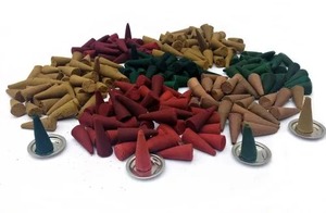 Conos de incienso de fragancia india tradicional de alta demanda, mezcla de hierbas pura de combustión larga para oración de relajación - Product Image 5