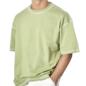 T-shirt en jersey pour homme écologique respirant à manches courtes Qualité de luxe Service OEM Conception personnalisée Installations de production en vrac - Product Image 4