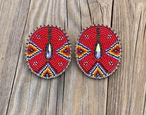 Los mejores pendientes bordados con cuentas de semillas Pendientes bordados con cuentas Pendientes bordados hechos a mano Personalizar completamente - Product Image 2