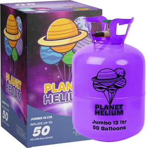 Planet Helium Party Helium Cylinder for Balloons 13L Disposable High Pressure Steel Tank 3.5kg Europe Filled Wholesale Pallet - Product Image 2