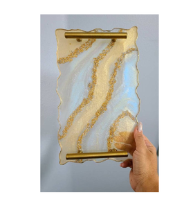 ถาดเรซิ่นอีพ็อกซี่สำหรับตกแต่งงานหัตถกรรมงานประดิษฐ์ทำจากเรซินใช้ในห้องนั่งเล่น - Product Image 3