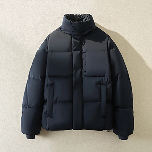 2025 Men's Women's Short Coat Thickened <b>Jacket</b> <b>Waterproof</b> <b>Warm</b> Windproof Fashionable Clothing New Puffer <b>Jacket</b> - Product Image 1