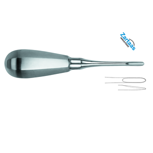 Elevador de Raíces Dental de Acero Inoxidable de Alta Calidad, Figura 2, Ancho 4.0 mm, Fabricante de Instrumentos Dentales - Product Image 2