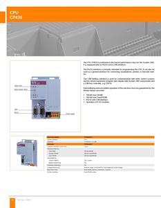 Módulo de CPU serie B & R, 7CP430.60-1, 2003, segunda mano - Product Image 1