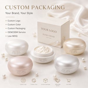 Crema Facial de Perlas Orgánicas de Marca Privada, Hidratante, Iluminadora, Blanqueadora, Nutritiva, con Colágeno y Glutatión, <span class=keywords><strong>Cuidado</strong></span> Facial - Product Image 6