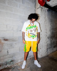 เสื้อเชิ้ตและกางเกงขาสั้นผ้าฝ้าย100% สำหรับผู้ชายชุดฤดูร้อนตามสั่งเสื้อวินเทจคุณภาพสูง - Product Image 6