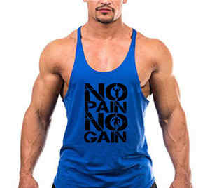 Hombres Tank Tops Tela de Algodón Liso En Blanco Transpirable Casual Verano Ropa Deportiva Mayorista a Granel Proveedor Fabricante - Product Image 3