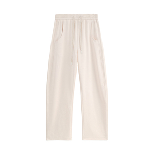 Pantalones de chándal de pierna recta sueltos en blanco de alta calidad para mujer, pantalones de chándal pesados de algodón polar personalizados para hombre, pantalones de chándal, pantalones para correr - Product Image 4