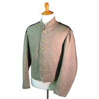 Blouse de fatigue de type sac pour enfants, couleur gris guerre civile confédérée