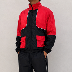 Chaqueta Cortavientos de Nylon Personalizada para Hombre, con Ribete, Unisex, Logotipo Bordado, Tallas Grandes, Ecológica, Transpirable, de Alta Calidad - Product Image 3