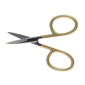 Premium All-Purpose 4 Inch Straight Fine Detail Fly Tying Craft & <b>Fishing</b> Scissors with Gold color Premium Scissors <b>Plier</b>. - Product Image 5