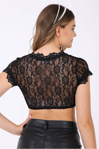 เสื้อเบลาส์ผ้าฝ้ายผู้หญิงไซส์พิเศษ, สไตล์ตะวันตกแบบดั้งเดิมแขนสั้นลำลองกระดุมปกติสำหรับฤดูหนาว - Product Image 6