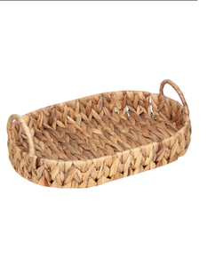 Bandeja para servir jacinto de agua ovalada Natural de alta calidad, hermosos utensilios de cocina decorativos para servir comida, producto de Vietnam - Product Image 6