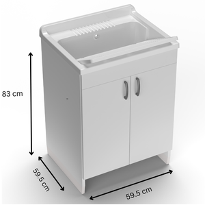Fregaderos de lavandería de moldeo por inyección duraderos de diseño moderno 100% de Venta caliente de origen italiano para lavado de manos certificado - Product Image 3