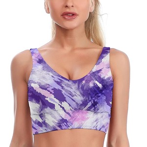 Soutien-gorge de sport respirant sans couture à soutien moyen pour femme, asymétrique à une épaule, sans manches, à bretelle unique, avec empiècements en maille pour l'entraînement - Product Image 3