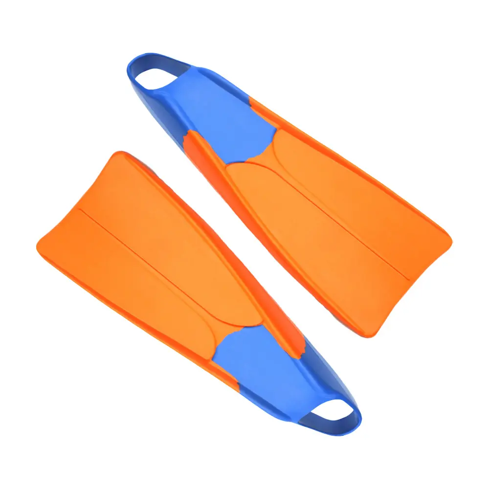 Hottest Sale Product Natural Rubber Swimming Snorkeling Flippers Orange Element Of Fun And Excitement To Water Adventures