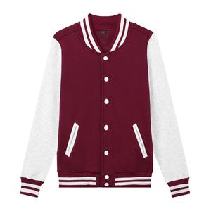 เสื้อแจ็กเก็ตเบสบอลของผู้ชายเสื้อแจ็กเก็ตปักโลโก้ดีไซน์ใหม่เลตเทอร์แมนมีขาตั้งหนังผ้าใบ - Product Image 4