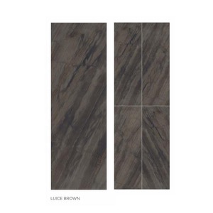 Luice Brown 800x2400mm Carrelage de porcelaine émaillée Chambre moderne Vibe Comptoir de granit artificiel Pierre frittée de 20mm pour hall extérieur - Product Image 1