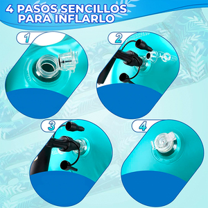 Lettino Gonfiabile Galleggiante per Piscina - Product Image 5