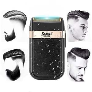 Afeitadora Eléctrica Recargable USB de Doble Cuchilla, Impermeable, Inalámbrica, para el Cuidado Facial, IPX7, Lavable, para Hombres - Product Image 2