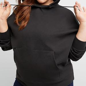 OEM venta al por mayor mujeres Sudadera con capucha en blanco de gran tamaño de invierno de las mujeres fabricantes de ropa de mujer logotipo personalizado de alta calidad sudaderas de punto - Product Image 1