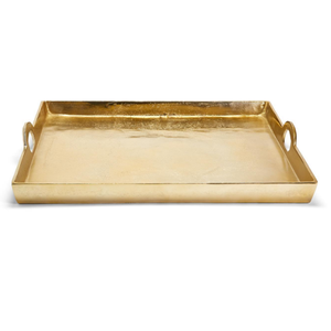 Plateau de service de cuisine Fournitures alimentaires de table Grossiste Plateau en métal en acier inoxydable fini argent avec poignée en métal pour la maison - Product Image 4