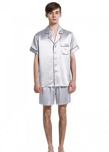 ชุดนอนผู้ชายแขนยาวผ้าฝ้ายโพลีเอสเตอร์ผ้าฝ้ายคุณภาพสูงกางเกงผ้าเทอร์รี่ไซส์ใหญ่พิเศษ - Product Image 5