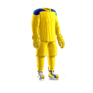 Uniforme de hockey sur glace de la meilleure qualité, réglable en matériaux, service direct d'usine OEM, ensembles durables dans un style simple - Product Image 2