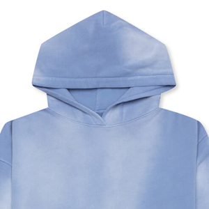 Sudadera con Capucha Personalizada de la Mejor Calidad, Impresión Serigráfica, 100% Algodón Grueso de 370 gramos, Lavado Ácido, Efecto Desgastado, Color Sólido, para Invierno - Product Image 5