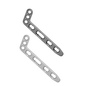 Instrumento quirúrgico ortopédico Bloqueo manual Radio distal dorsal Cabezal de placa en L 3 agujeros Acero inoxidable 316LVM Implantes de titanio - Product Image 4