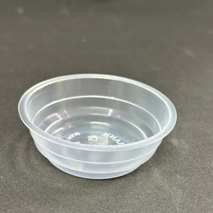 Bols et assiettes à salade en PET résistants aux chutes, design commercial, jetables, adaptés aux sauces et aux trempettes - Product Image 1