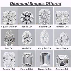 0.50 Carat Rond Brillant Diamant Blanc F VS1 Pureté Excellent Anneau Pendentif Fabrication De Bijoux En Diamant Fabrication Labgrown CVD Diamant - Product Image 3