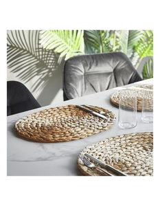 Oval Water Hyacinth Placemats Eco friendly products Made in Vietnam <b>Table</b> decoration Woven Placemat Wholesale - Product Image 4