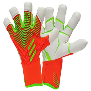 Son yüksek kalite özel logo yapmak çocuk gençlik futbol oyuncu futbol geniş alıcı kaleci kaleci eldivenleri