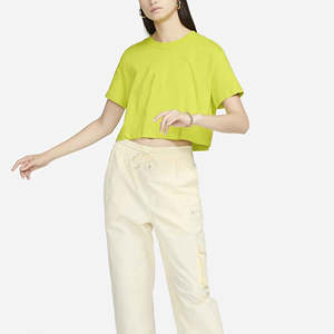 Camisetas cortas personalizadas, camisetas cortas básicas sexis, camisetas cortas de manga larga para mujer con precio razonable cómodo personalizado, OEM - Product Image 4