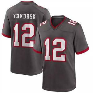 Custom Streetwear Trendy Football Shirt Wholesale Sublimation Design Mesh American Football Jersey - Product Image 4