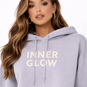 Sudadera con Capucha para Mujer, Invierno, Casual, Holgada, Cómoda, con Logotipo Personalizado Impreso en la Parte Delantera, Venta al por Mayor Directa de Fábrica - Product Image 3