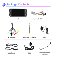 Autoradio multimédia Android MEKEDE avec GPS et Car-play pour Jeep Commander Compass Grand Cherokee Wrangler 7 pouces