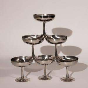 Gobelet à crème glacée en acier inoxydable de haute qualité, ustensiles de cuisine pour la maison, l'hôtel, le restaurant, les fêtes, les anniversaires, gobelet décoratif en métal - Product Image 2