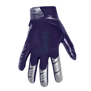 Guantes de Fútbol Americano de Ajuste Cómodo con Fuerte Agarre Antideslizante, Sensación Ligera y Material Elástico para Movimiento Activo - Product Image 3