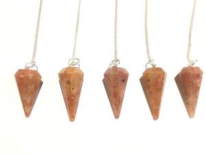 Péndulos de piedra solar al por mayor más vendidos, cristal de piedras preciosas para Feng Shui, Reiki metafísico, curación, energía divina, amor de radiestesia - Product Image 5