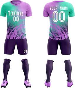 Kits de uniformes de fútbol personalizados de alta calidad OEM para ropa deportiva/ropa de entrenamiento de fútbol Los mejores Kits de fútbol de secado rápido - Product Image 4