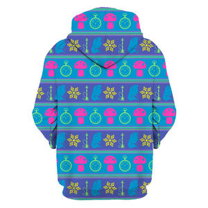 เสื้อฮู้ดแบบสวมหัวมีฮู้ดผ้าฝ้ายสำหรับผู้ชายผู้หญิงเด็กพิมพ์ลายคริสต์มาสขนาดใหญ่พิเศษ - Product Image 2