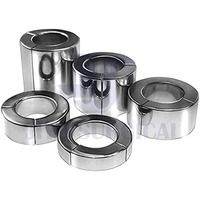 Penggantung Skrotum Berat 50x35mm, Peregang Penis Magnetik, Sumbat Anal Baja Tahan Karat, Liontin Bola Manual untuk Terapi Pijat Pria Dewasa