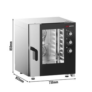 Horno Combinado Eléctrico Comercial - Controles Manuales - 7x GN 1/1 - incl. Soportes de montaje - Product Image 2