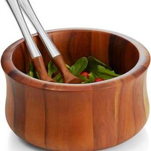 Mini bols évasés en bois d'acacia ensemble de 4 tailles personnalisées les plus vendues fabriquées en Inde pour les fêtes Meilleur prix en ligne - Product Image 3