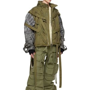 Chaquetas de Forro Extra Grandes de Diseñador de Moda Urbana Y2K para Hombre, Estilo Vintage Informal de Invierno, Chaquetas Góticas Hip Hop - Product Image 4