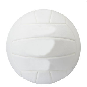 Balón de Voleibol Blanco de PU de Alta Calidad Premium – Tamaño 5, 18 Paneles Cosidos a Máquina para Juego en Interiores, Exteriores y Playa, Hecho en Pakistán - Product Image 1