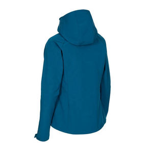 Veste à coque souple pour femme, logo personnalisé de haute qualité, imperméable, coupe-vent, solide, fermeture éclair, randonnée - Product Image 4